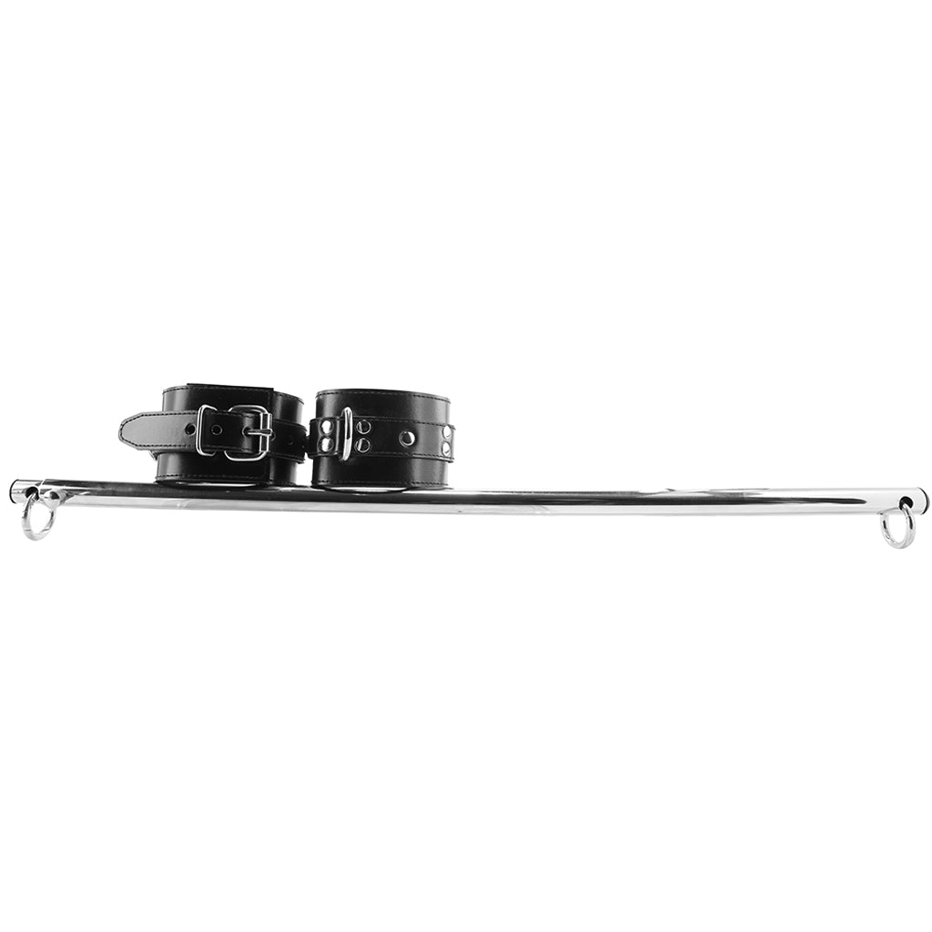 Adjustable Leg Spreader Bar in Black - Tophatter's Adult Products Bondage and Fetish > Restraints - Tophatter Daily Deals