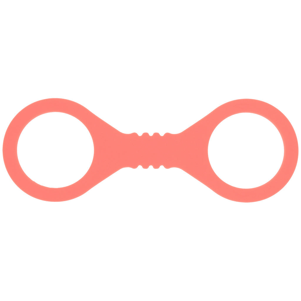 S&M Peaches 'n CreaMe Silicone Cuffs in Large - Tophatter's Adult Sex Toys Online Bondage and Fetish > Wrist and Ankle Cuffs - Tophatter Daily Deals