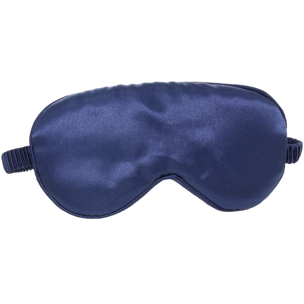 Ouch! Satin Blindfold in Navy Blue Bondage and Fetish > Pleasure Masks and Dress Up Play - Tophatter Daily Deals
