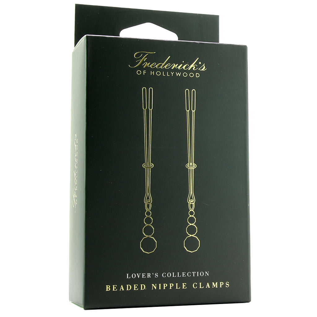 Frederick's of Hollywood Beaded Nipple Clamps - Tophatter's Adult Products Bondage and Fetish > Nipple Stimulators & Clamps - Tophatter Daily Deals