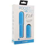 Pocket Rocket Elite Vibe with Texture Sleeve in Sky Blue Vibrators > Bullet and Egg Vibrators - Tophatter Daily Deals