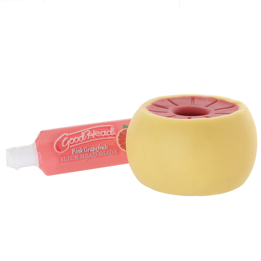 GoodHead Grapefruit Blowjob Set Male Masturbators > Pocket Strokers - Tophatter Daily Deals