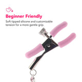 PinkCherry In A Pinch Beginner Nipple Clamps Bondage and Fetish > Nipple Stimulators & Clamps - Tophatter Daily Deals