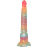 Colours Stacked 9 Inch Dildo in Red/Gold - Tophatter's Adult Sex Toys Online Dildo Sex Toys > Non-Phallic Dildos - Tophatter Daily Deals