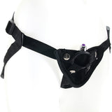 Velvet Vibrating Bullet Harness in Black Dildo Sex Toys > Strap-On and Harnesses - Tophatter Daily Deals