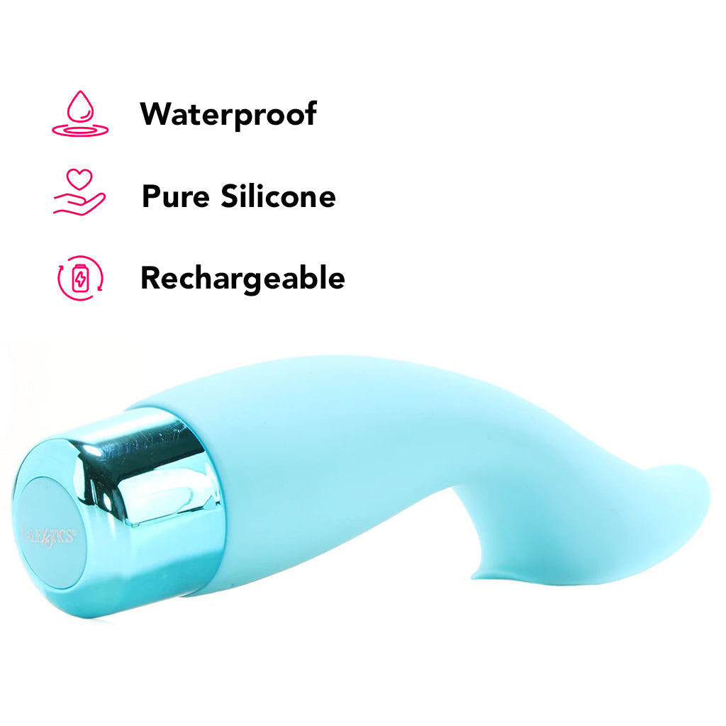 Eden Silicone Climaxer Vibe in Teal - Tophatter's Adult Sex Toys Online Vibrators > Clitoral Stimulators - Tophatter Daily Deals