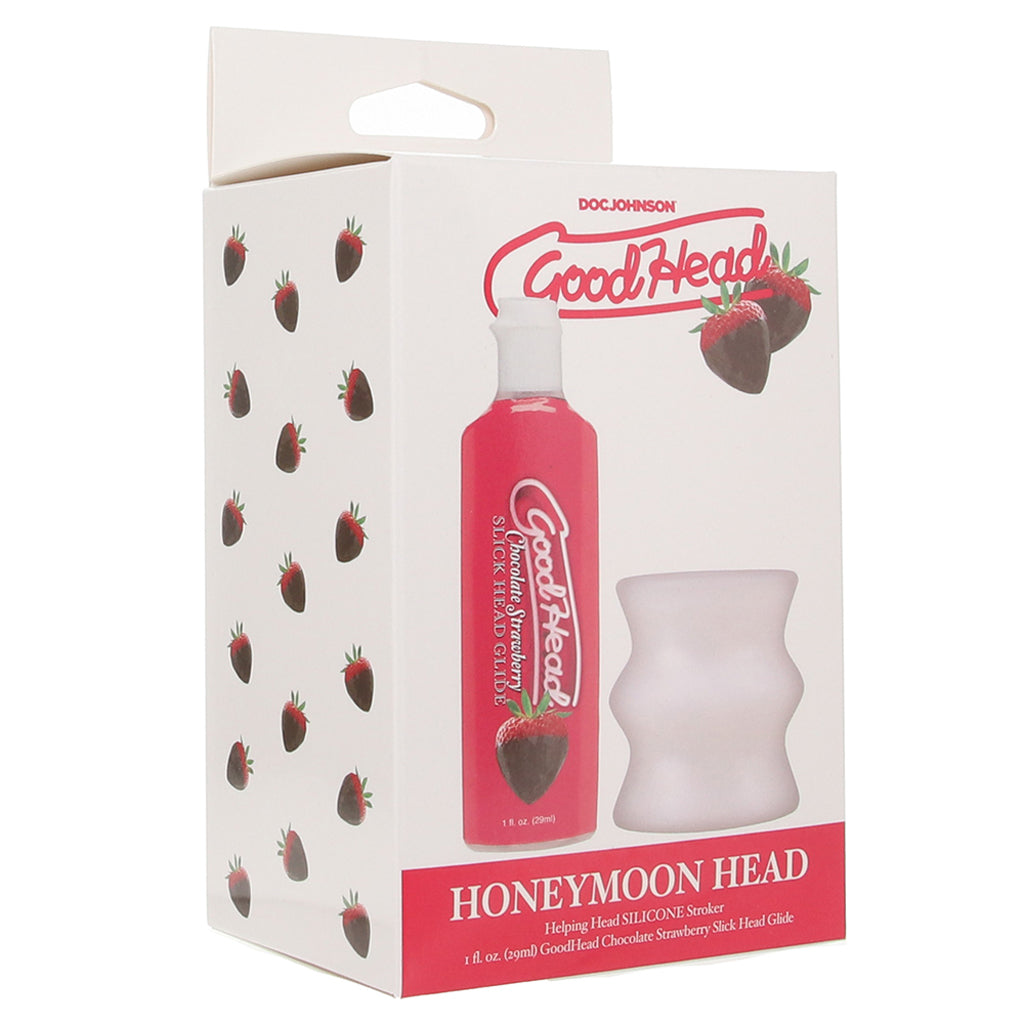 GoodHead Honeymoon Head Kit in Chocolate Strawberry - Tophatter's Adult Sex Toys Online Male Masturbators > Discreet Masturbators - Tophatter Daily Deals