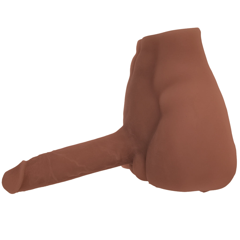 Easy Rider Thrusting Torso Masturbator in Dark - Tophatter's Adult Sex Toys Online Male Masturbators > Realistic Butts - Tophatter Daily Deals