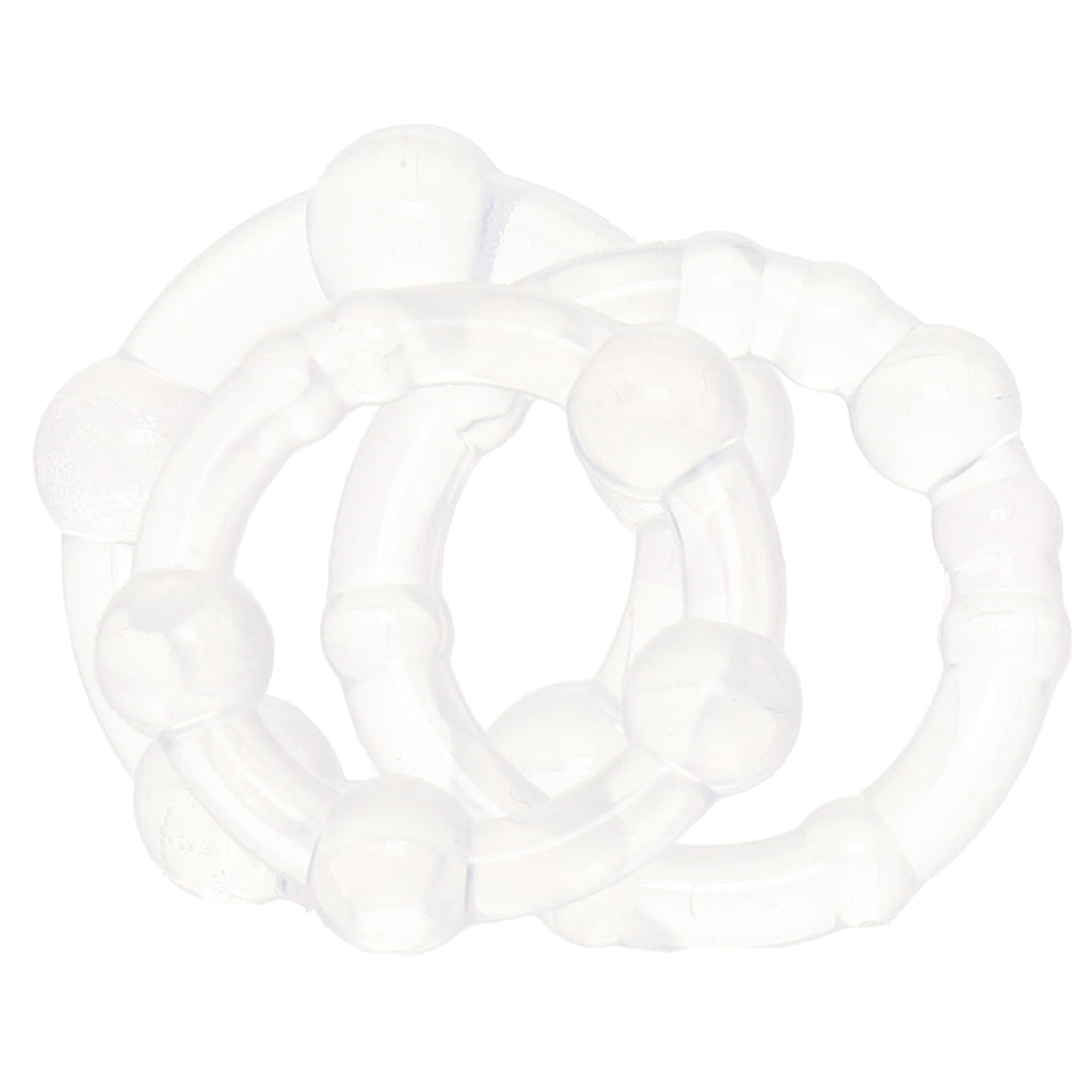 Alpha Liquid Silicone Beaded Rings Cock Rings - Tophatter Daily Deals