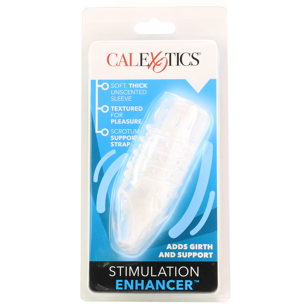 Textured Stimulation Enhancer Penis Sheath in Clear - Tophatter's Adult Products Male Enhancement > Extenders and Sleeves - Tophatter Daily Deals