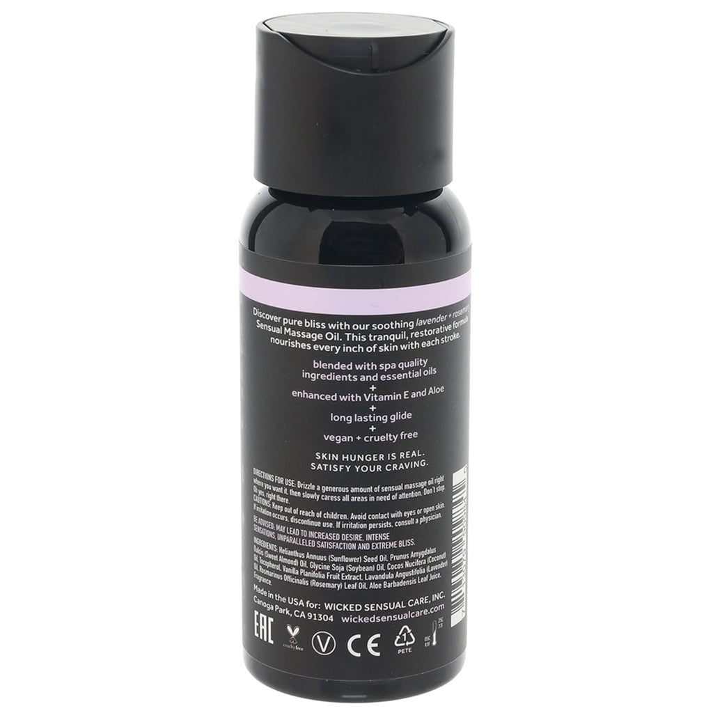 Sensual Massage Oil 4oz/120ml in Lavender & Rosemary Lubes and Lotions > Erotic Massage Oils - Tophatter Daily Deals