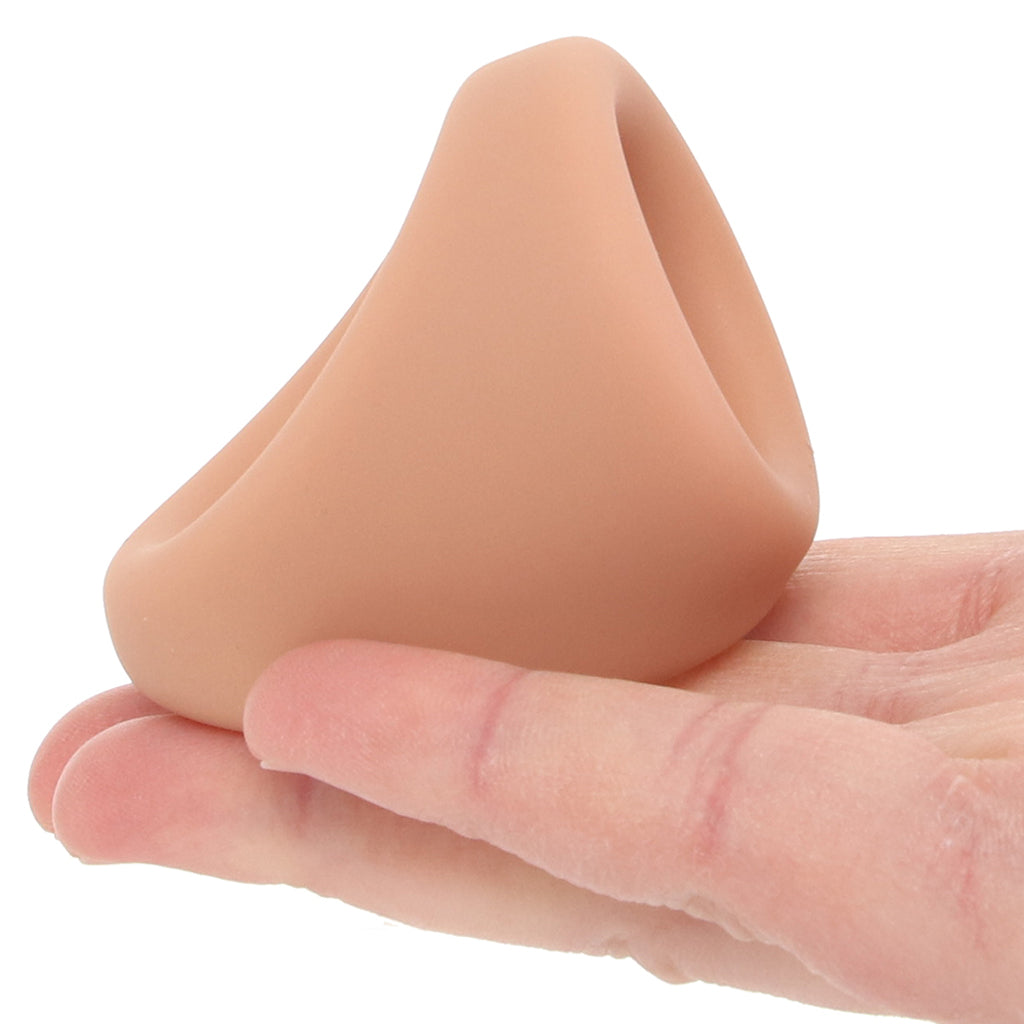 Jock Discreet Silicone Cock & Ball Ring in Tan Bondage and Fetish > Cock and Ball Devices - Tophatter Daily Deals