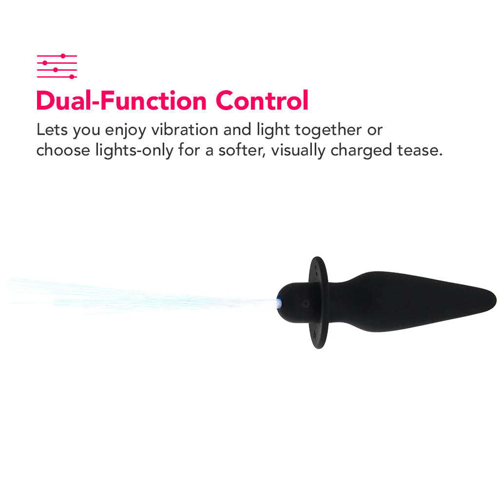 Southern Lights Vibrating Butt Plug in Black Anal Sex Toys > Butt Plugs - Tophatter Daily Deals