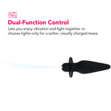 Southern Lights Vibrating Butt Plug in Black Anal Sex Toys > Butt Plugs - Tophatter Daily Deals