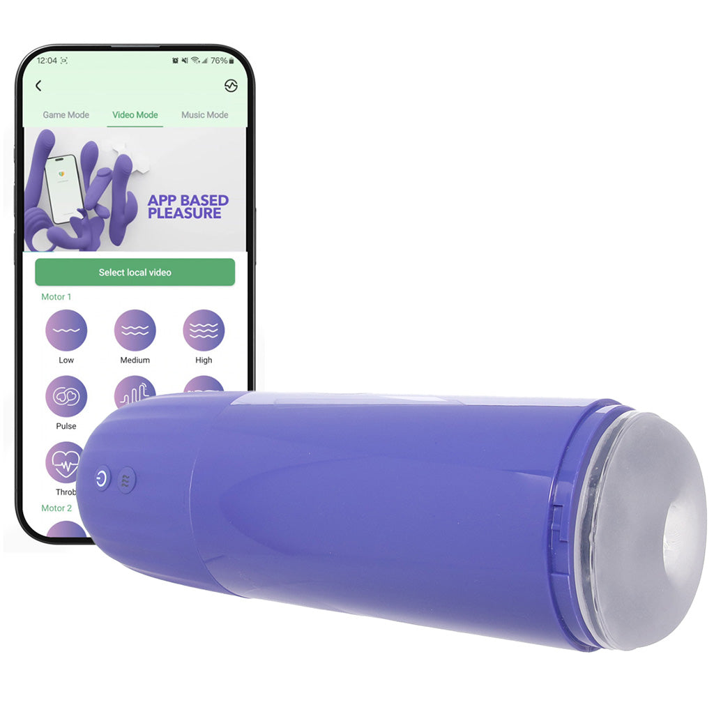 Connect App Controlled Stroker - Tophatter's Adult Sex Toys Online Male Masturbators > Auto Strokers - Tophatter Daily Deals