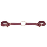 Ouch! Halo Handcuffs With Connector in Burgundy Bondage and Fetish > Wrist and Ankle Cuffs - Tophatter Daily Deals