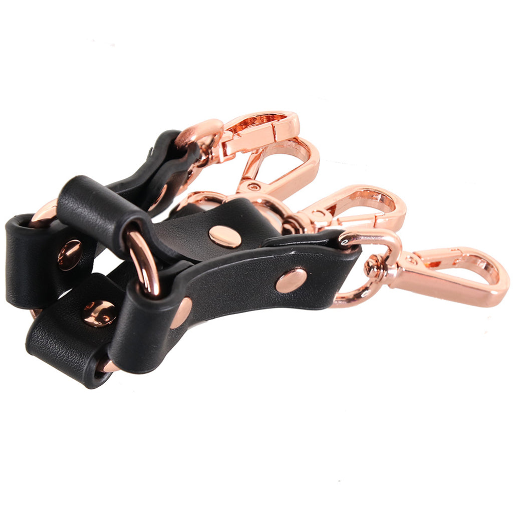 Bondage Couture Hogtie in Rose Gold Bondage and Fetish > Restraints - Tophatter Daily Deals