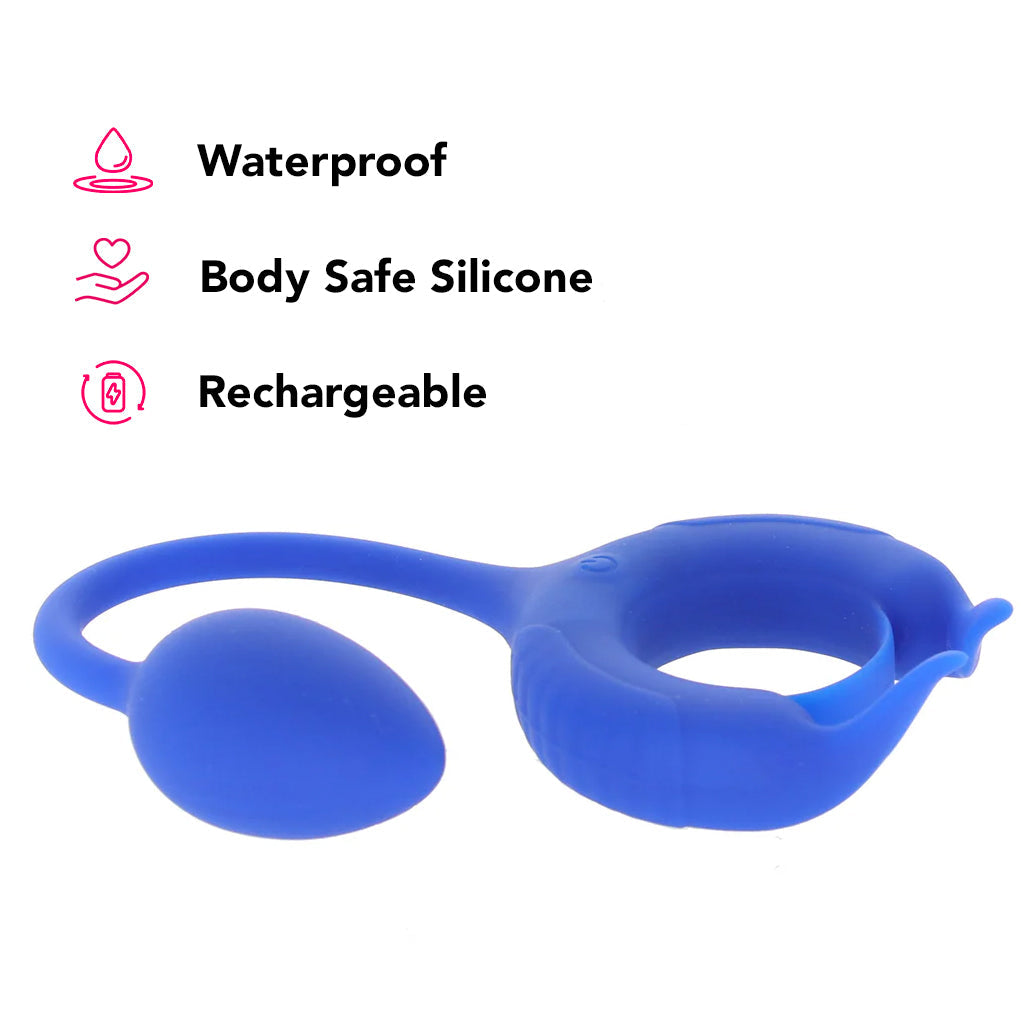 Admiral Plug and Play Weighted Cock Ring Cock Rings - Tophatter Daily Deals