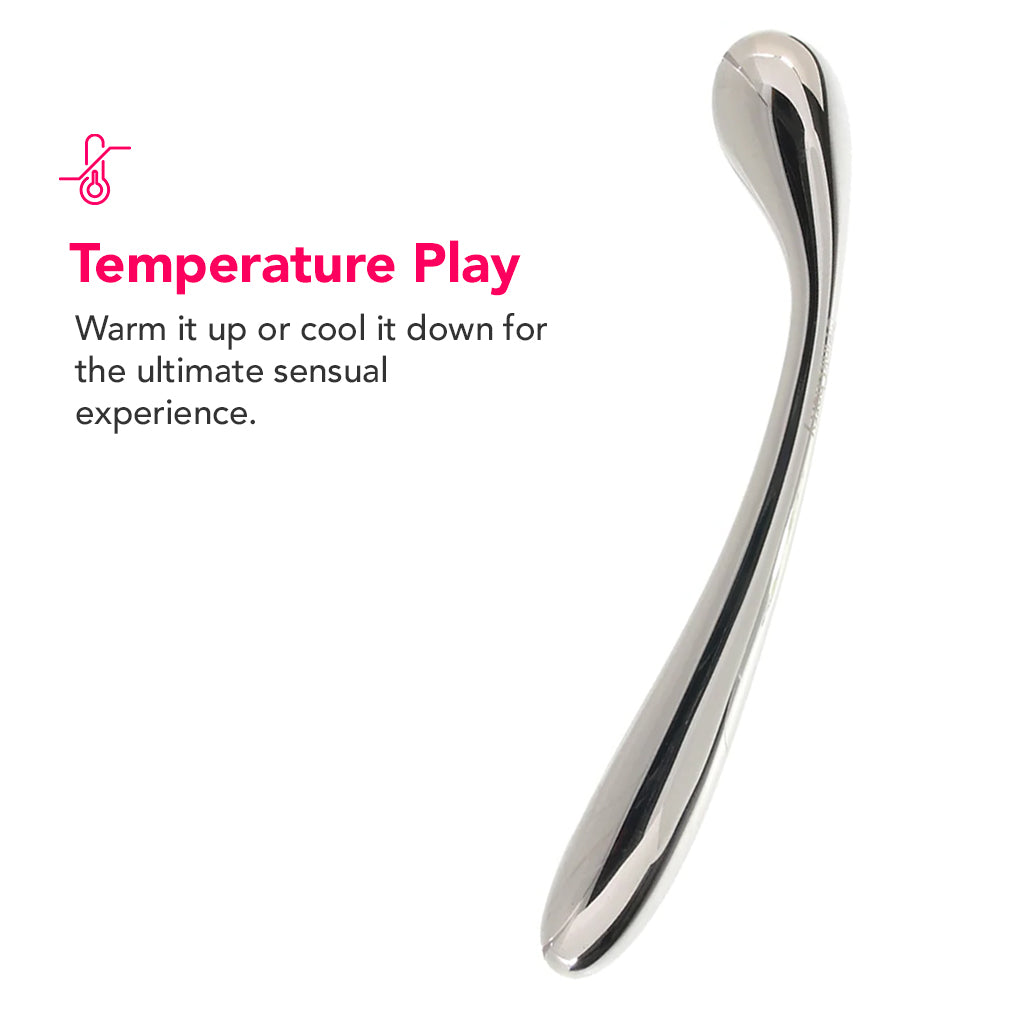 PinkCherry 8.5 Inch Stainless Steel Wand G-Spot Dildo - Tophatter's Adult Sex Toys Online Dildo Sex Toys > G-Spot Dildos - Tophatter Daily Deals