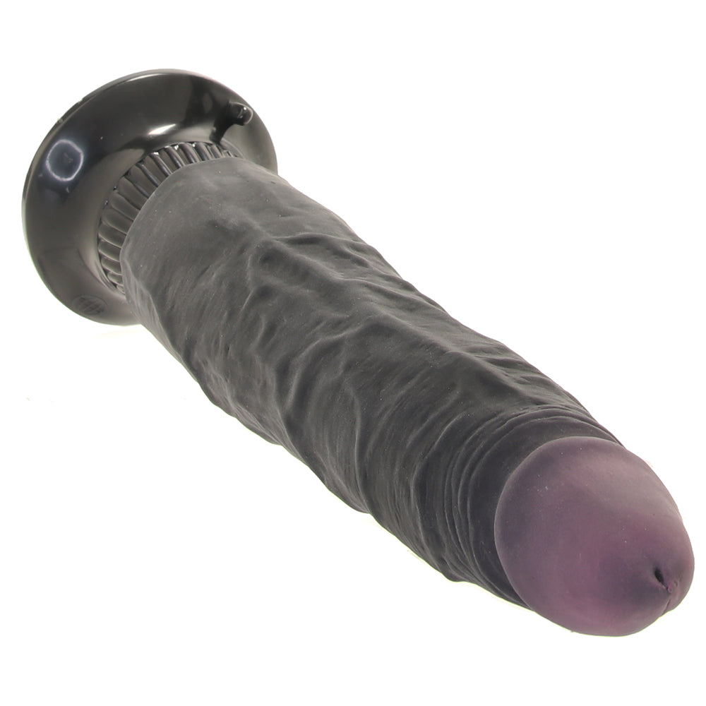 Real Feel Deluxe 7 Inch Vibrating Wall Banger Dildo in Blac Vibrators > Realistic Vibrator Dildos - Tophatter Daily Deals