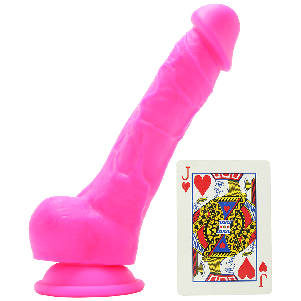 Colours 7 Inch Firm Silicone Dildo in Pink - Tophatter's Adult Products Dildo Sex Toys > Realistic Dildos - Tophatter Daily Deals