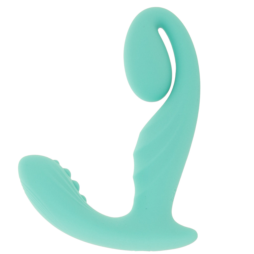 Loveline Bliss Dual Motor Vibe in Green Vibrators > G-Spot Vibrators - Tophatter Daily Deals