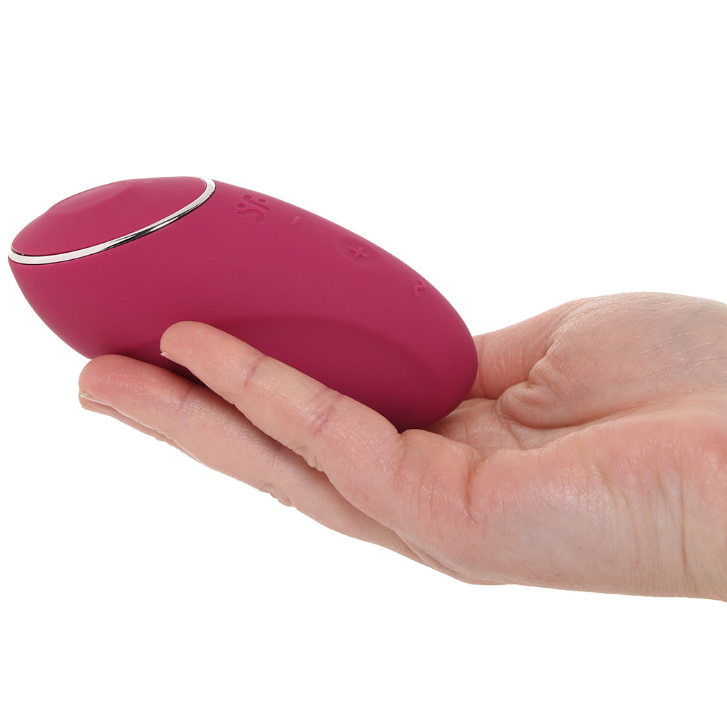Satisfyer Tap & Climax 1 Tapping Vibe in Red Vibrators > Clitoral Stimulators - Tophatter Daily Deals