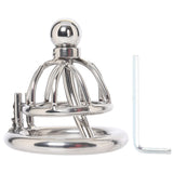Lockmaster Inverted Urethral Straw Micro Chastity Cage Bondage and Fetish > Cock and Ball Devices - Tophatter Daily Deals