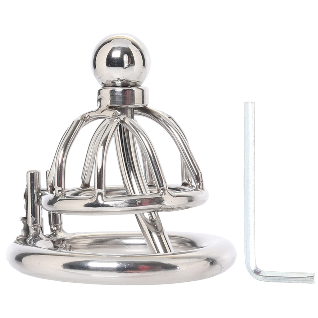 Lockmaster Inverted Urethral Straw Micro Chastity Cage Bondage and Fetish > Cock and Ball Devices - Tophatter Daily Deals