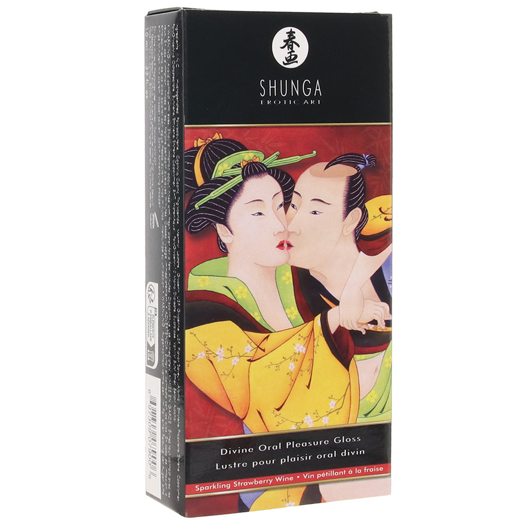 Divine Art Oral Pleasure Lip Gloss in Strawberry Wine - Tophatter's Adult Products Lubes and Lotions > Female Enhancement - Tophatter Daily Deals