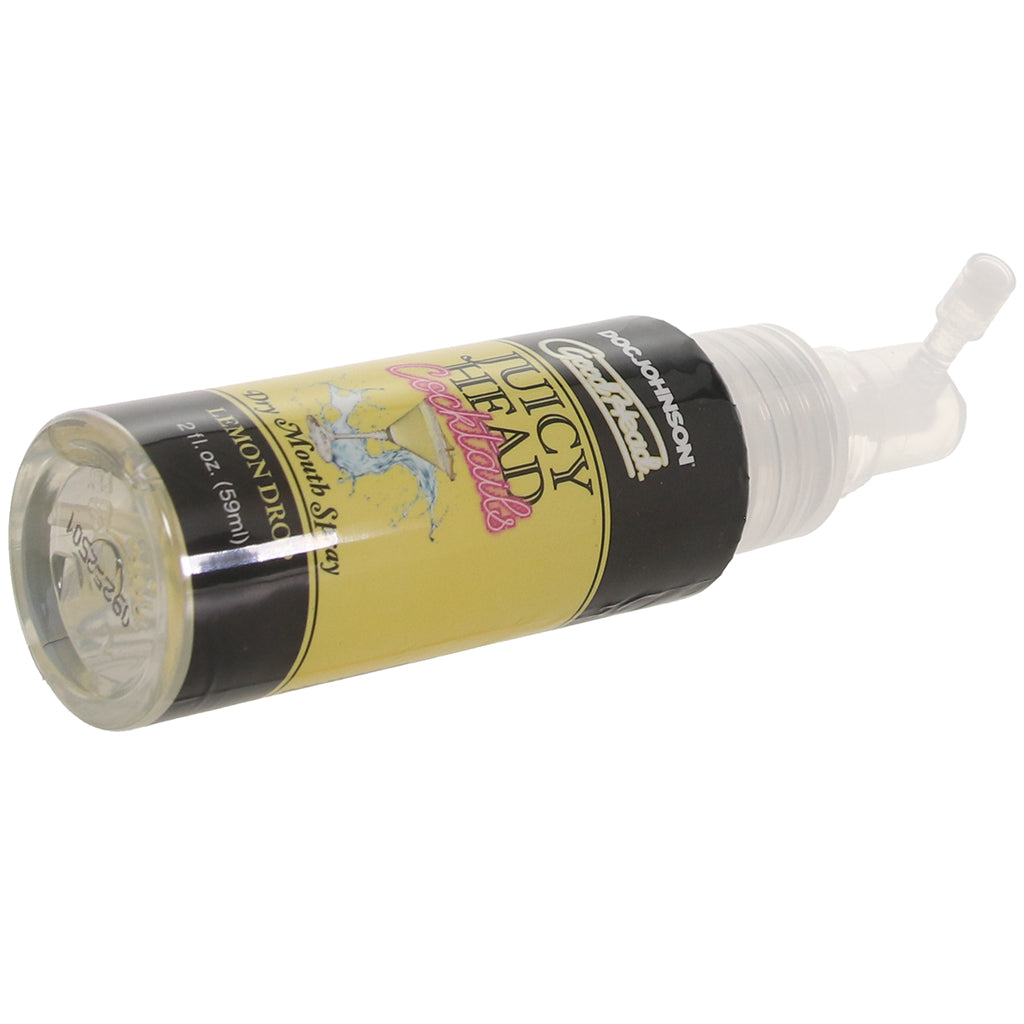 GoodHead Juicy Mouth Spray 2oz/59ml in Lemon Drop Lubes and Lotions > Flavored Sex Lubes - Tophatter Daily Deals