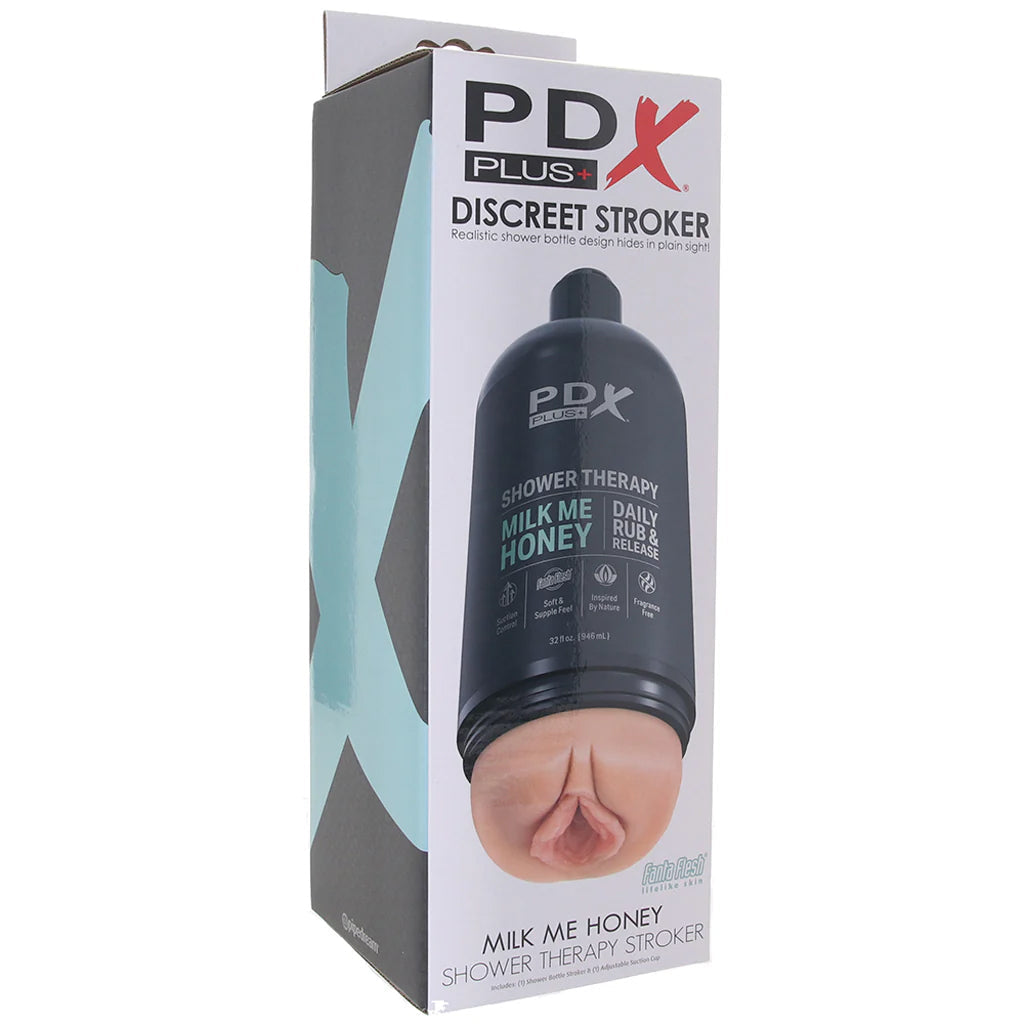 PDX Shower Therapy Milk Me Honey Stroker in Light Male Masturbators > Self-Contained Strokers - Tophatter Daily Deals