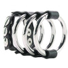 Blue Line Triple Metal C-Ring with Adjustable Ball Strap Bondage and Fetish > Cock and Ball Devices - Tophatter Daily Deals