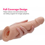 RealRock Penis Sleeve 8 Inch Extender in White Male Enhancement > Extenders and Sleeves - Tophatter Daily Deals