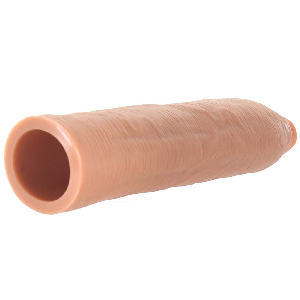 Fantasy X-tensions Elite Uncut Silicone Enhancer in Tan - Tophatter's Adult Products Male Enhancement > Extenders and Sleeves - Tophatter Daily Deals