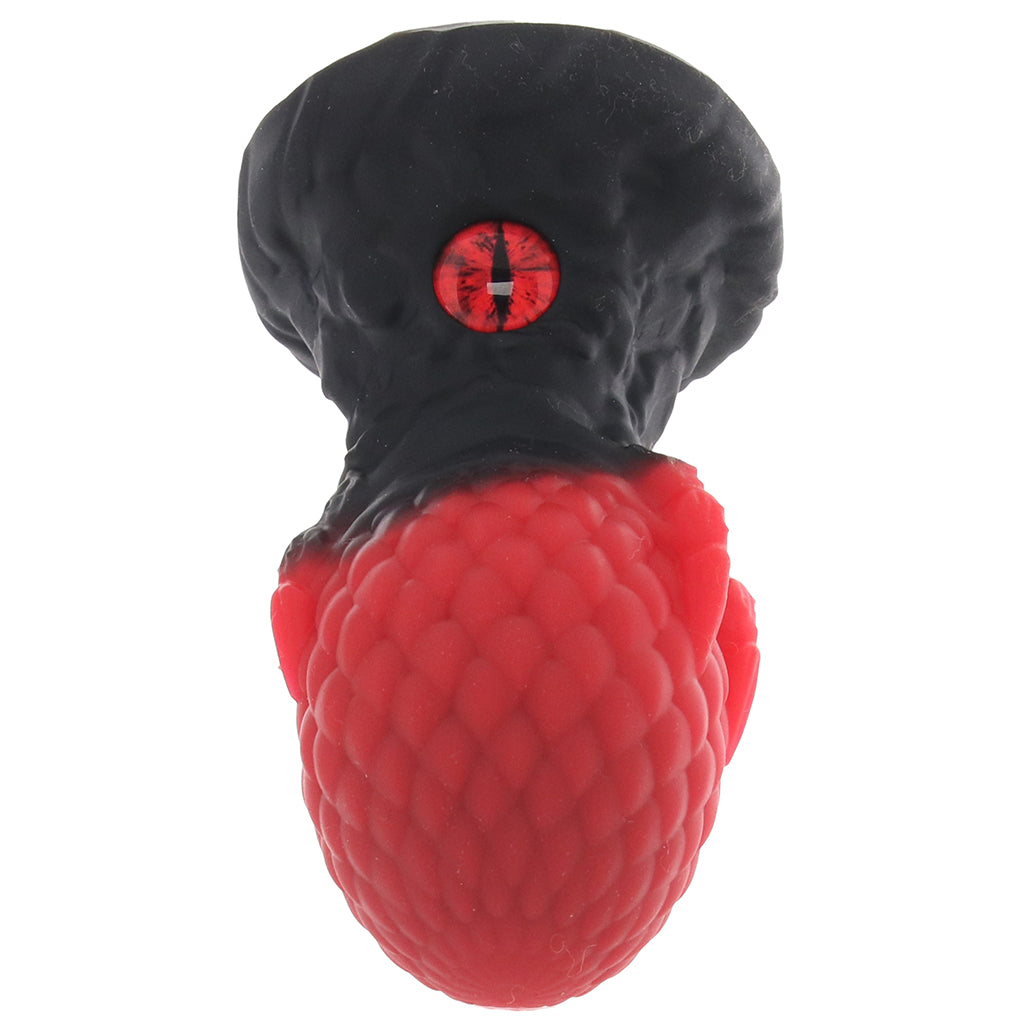 Creature Cocks Eye of the Dragon Silicone Plug in Red - Tophatter's Adult Sex Toys Online Anal Sex Toys > Butt Plugs - Tophatter Daily Deals