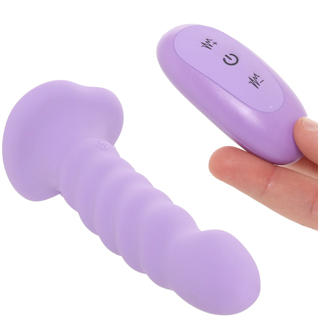 Colours 6 Inch Ribbed Remote Vibe in Purple Vibrators > G-Spot Vibrators - Tophatter Daily Deals
