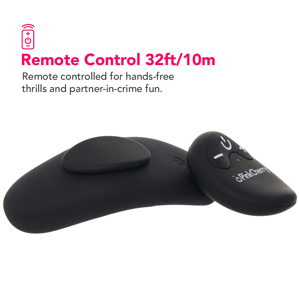 PinkCherry Remote Control Panty Vibe in Black Vibrators > Wearable & Panty Vibrators - Tophatter Daily Deals
