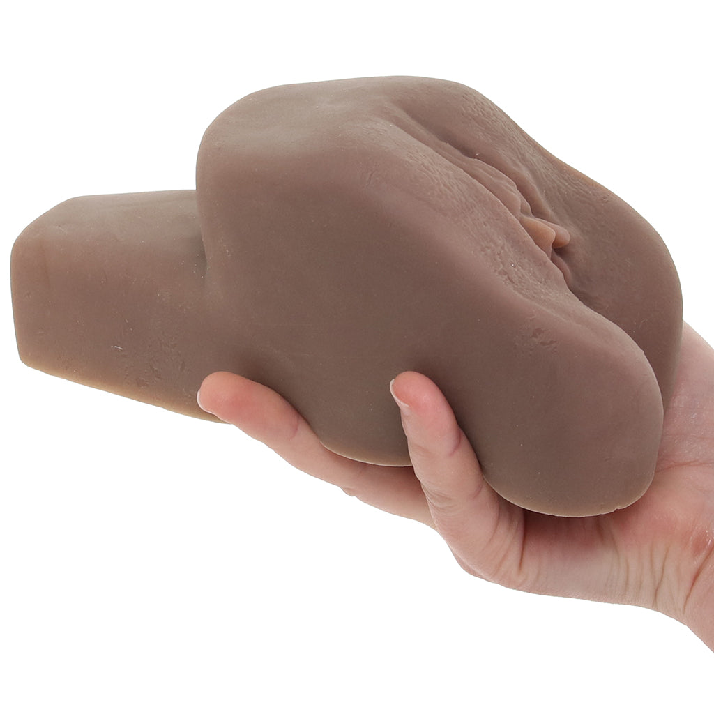 Lacey's Afro-Centric Pussy & Ass Vibrating Stroker - Tophatter's Adult Sex Toys Online Male Masturbators > Pocket Strokers - Tophatter Daily Deals