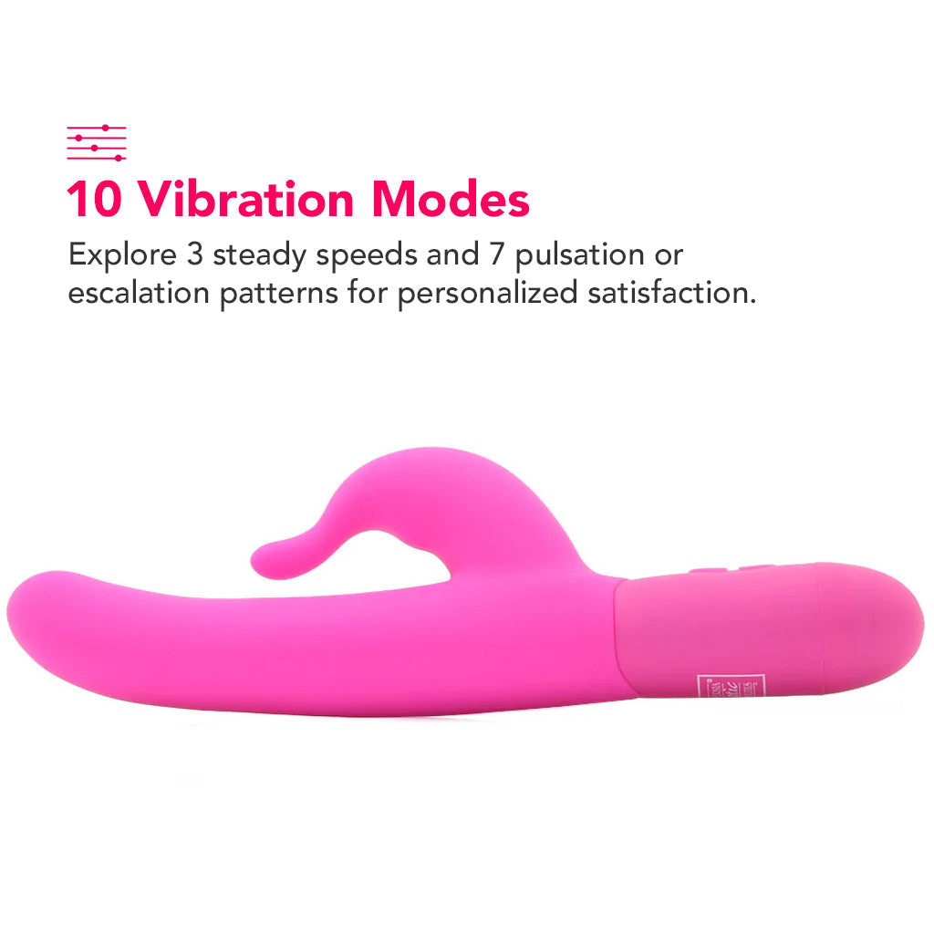 Posh 10-Function Silicone Teasing Tickler Vibe in Pink Vibrators > Rabbit Vibrators - Tophatter Daily Deals