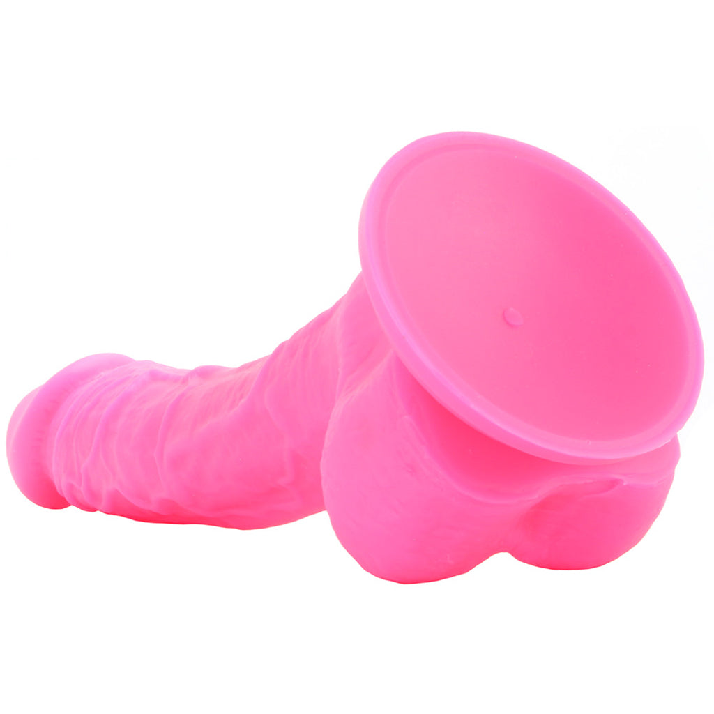 Colours 8 Inch Dual Density Silicone Dildo in Pink - Tophatter's Adult Products Dildo Sex Toys > Realistic Dildos - Tophatter Daily Deals