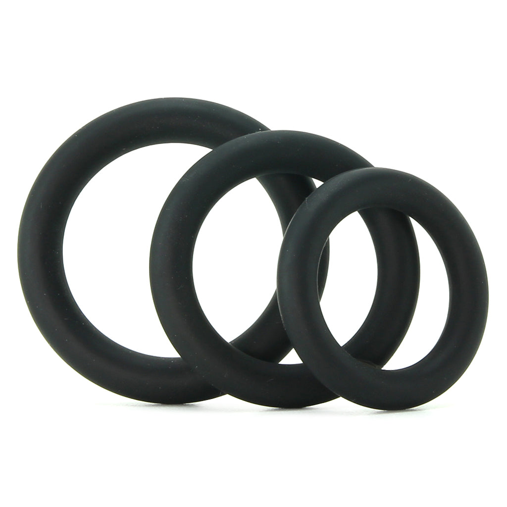 Ram Silicone Cock Rings #3 in Black - Tophatter's Adult Products Cock Rings - Tophatter Daily Deals