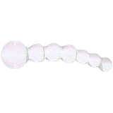 5 Inch Curved Glass Beaded Dildo Dildo Sex Toys > Non-Phallic Dildos - Tophatter Daily Deals