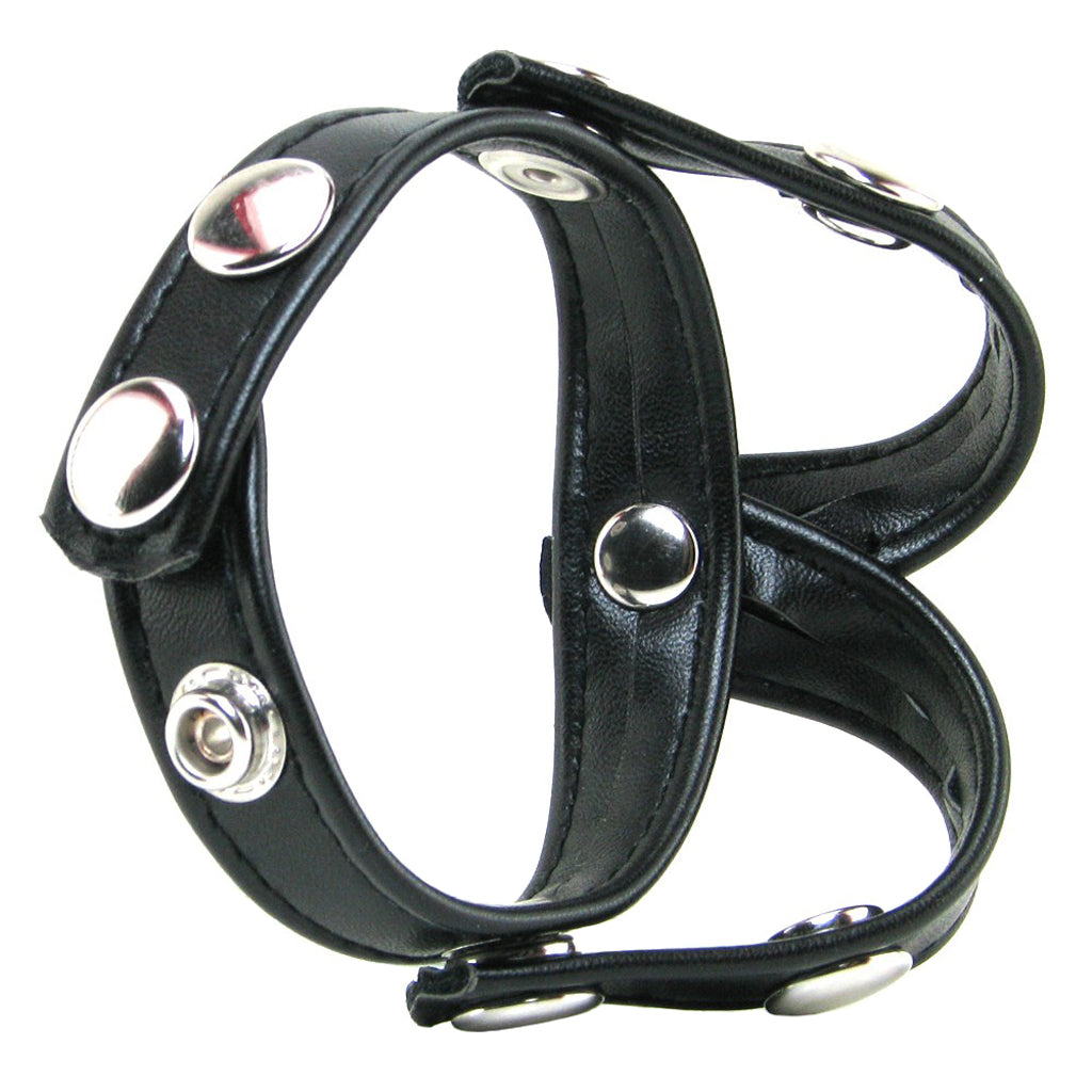 V-Style Cock Ring with Ball Divider - Tophatter's Adult Products Cock Rings - Tophatter Daily Deals