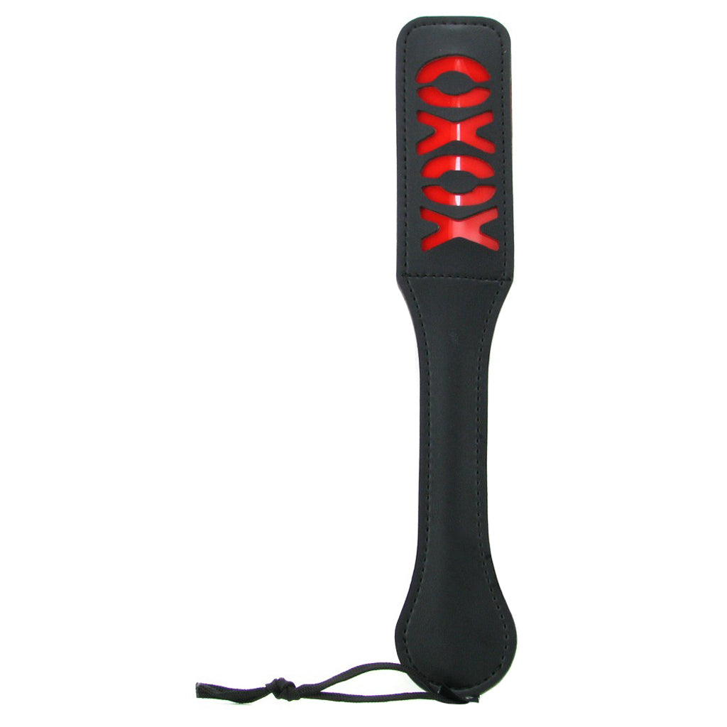 XOXO Paddle in Black - Tophatter's Adult Products Bondage and Fetish > Whips and Crops - Tophatter Daily Deals