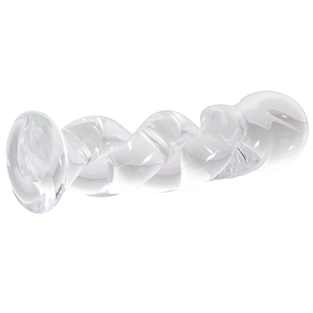 Clarity Seraphic Braid Glass Dildo Dildo Sex Toys > Pyrex Glass Dildos - Tophatter Daily Deals