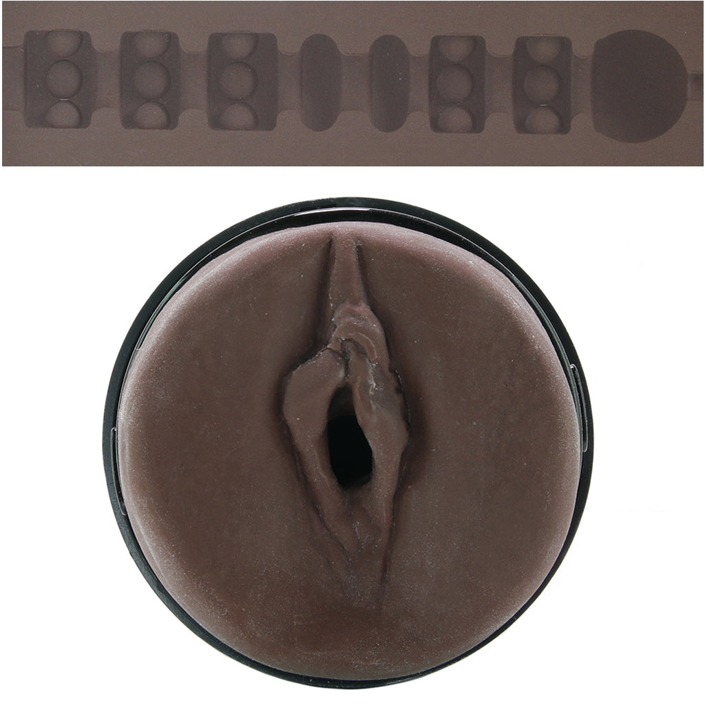 Main Squeeze Original ULTRASKYN Pussy Stroker in Chocolate Male Masturbators > Self-Contained Strokers - Tophatter Daily Deals