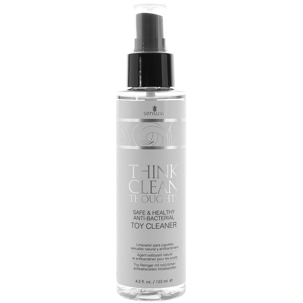 Think Clean Thoughts Anti-Bacterial Toy Cleaner 4.2oz Lubes and Lotions > Sex Toy Cleaner - Tophatter Daily Deals