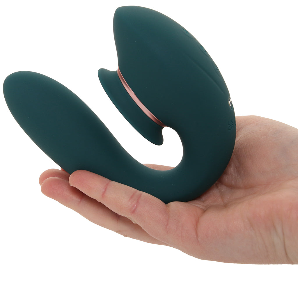 Twitch 3 Innovation G-Spot and Suction Vibe in Green Vibrators > G-Spot Vibrators - Tophatter Daily Deals