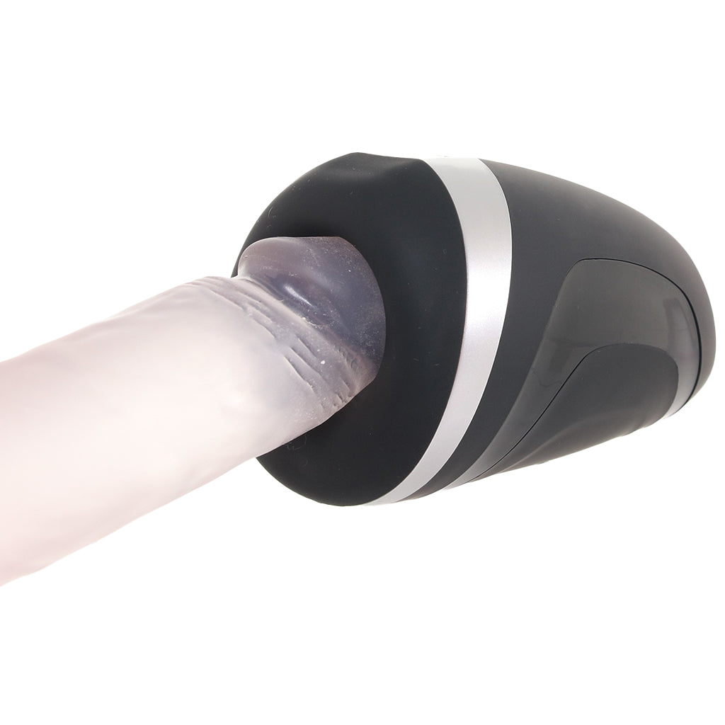 Satisfyer Men Heat & Vibration Stroker Male Masturbators > Vibrating - Tophatter Daily Deals